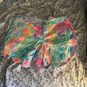 Lilly Pulitzer multicolored the buttercup 5”inseam shorts 4